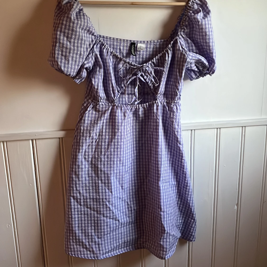 Rutig klänning - 90