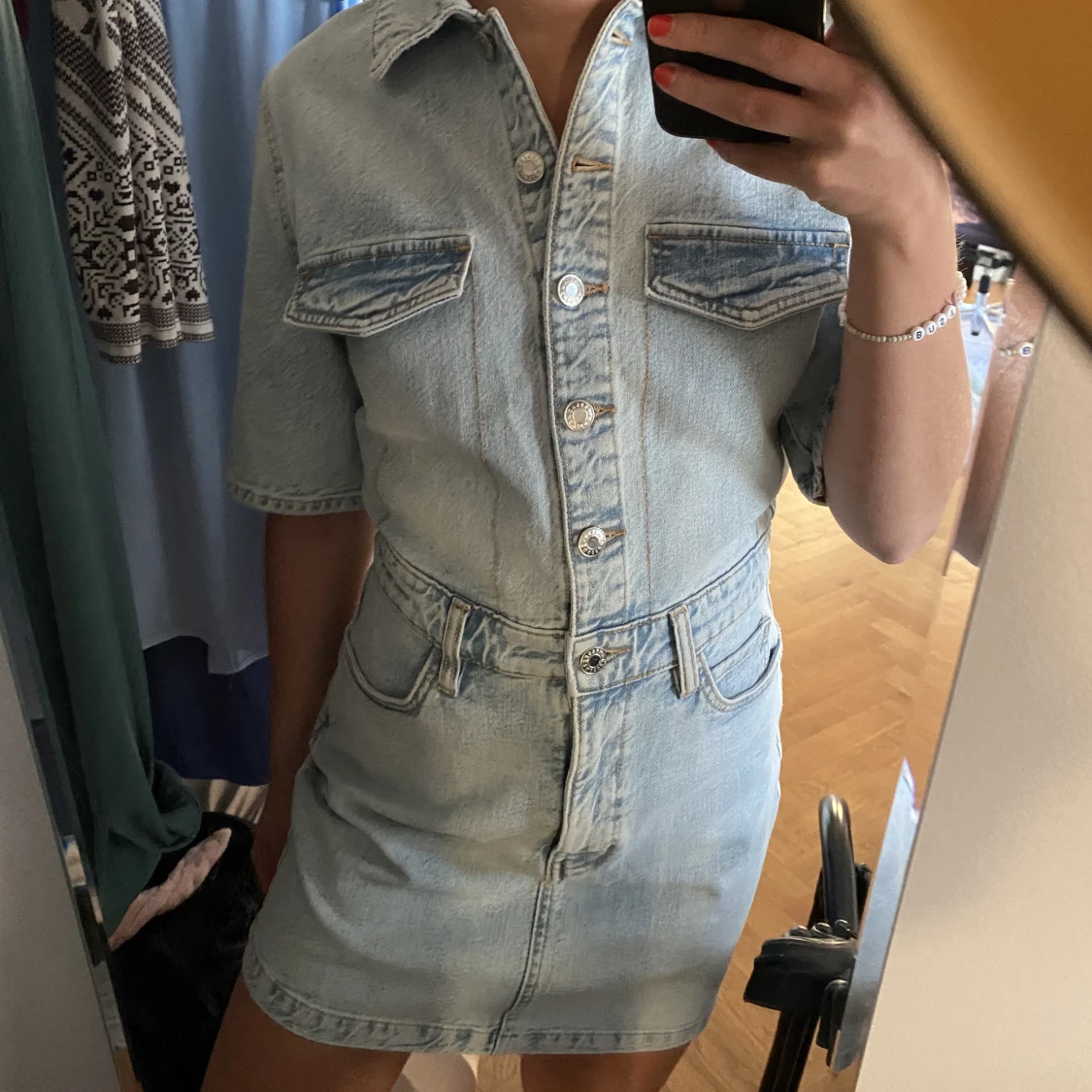 Jeans klänning - 90