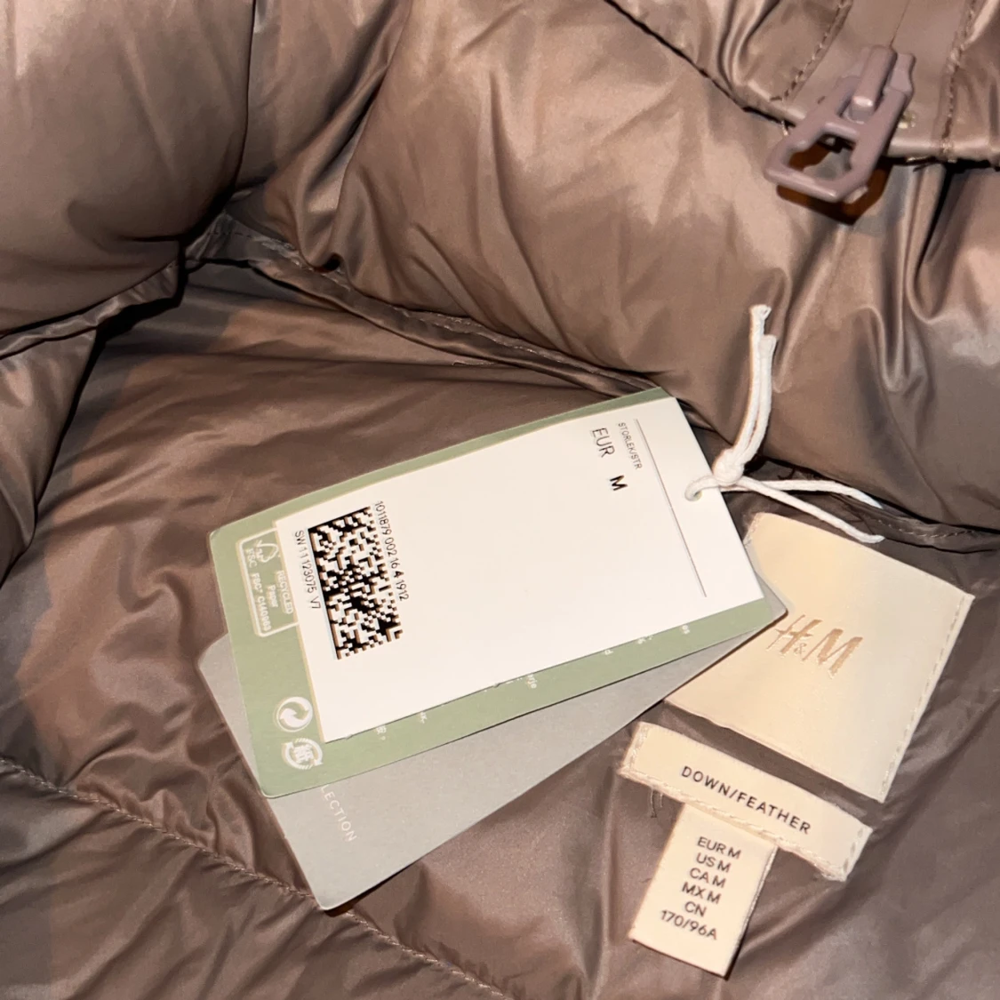 Äkta dunjacka, hm premium - 91