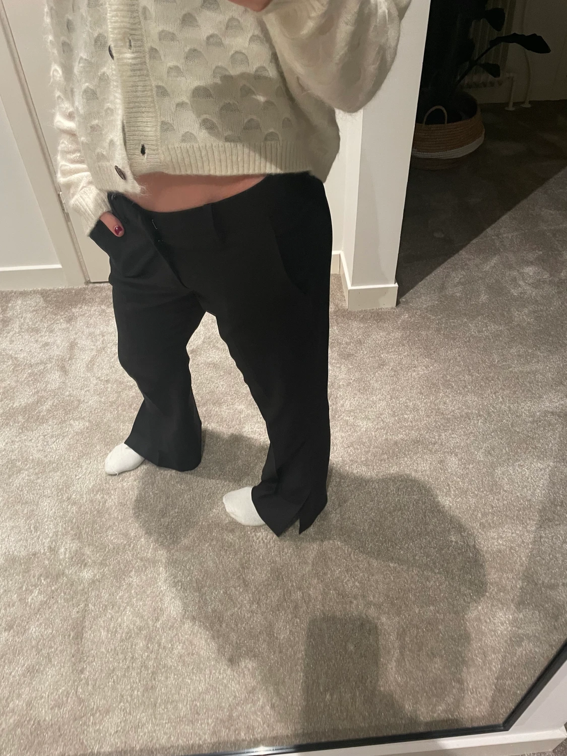 jättefina kostymbyxor - 90