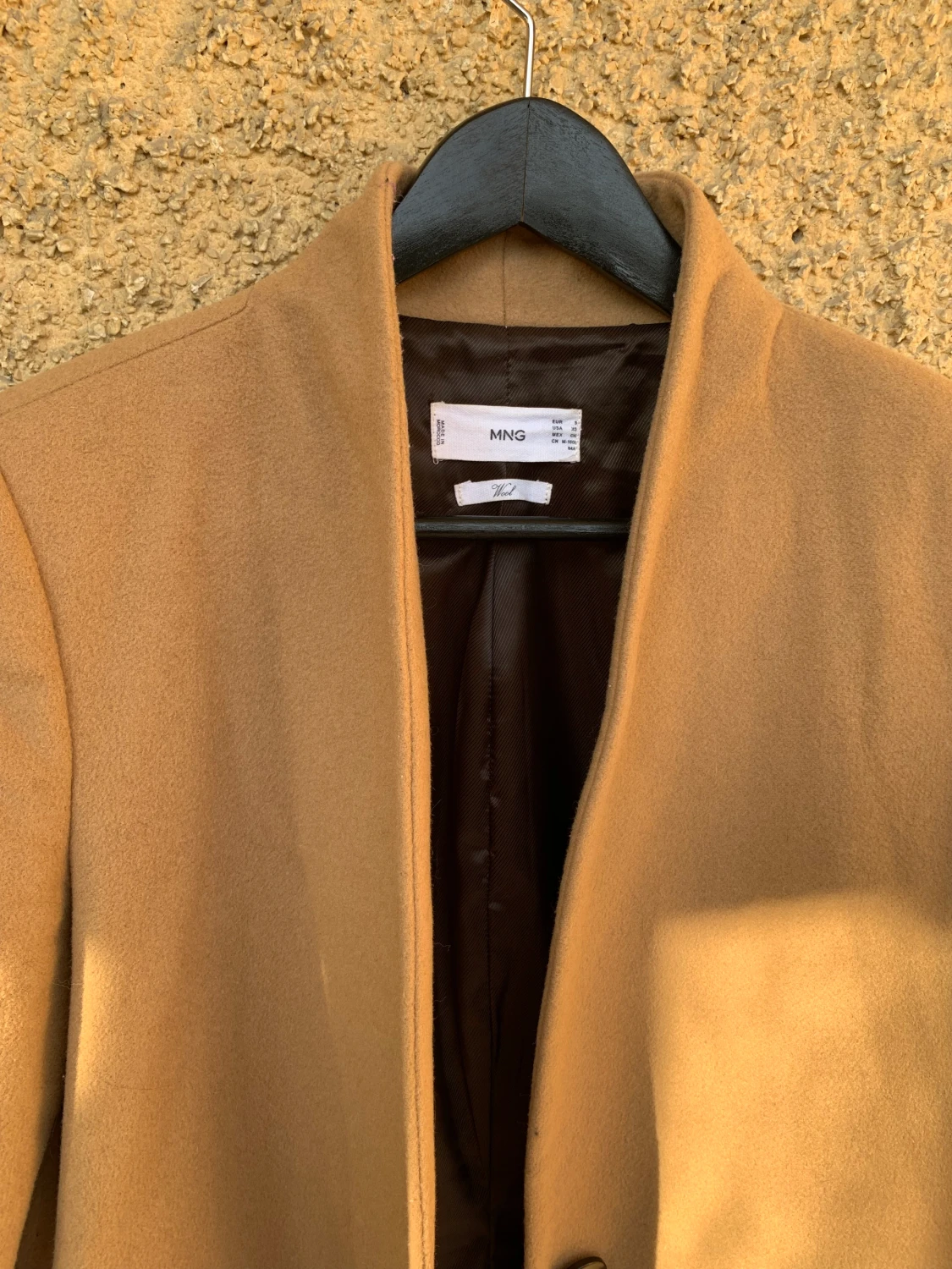 100% Ullkappa MNG | Mango | Ytterplagg Dam Jacka TjejKläder - 92