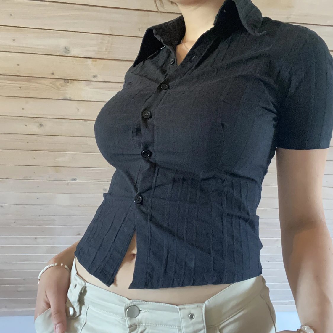 Svart topp/ blus - 90