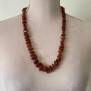 Jättefint brunt halsband  gjord med riktig Jasper stone. ❤️