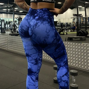 Scrunch tights - Blå scrunch tights från SHEIN