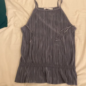 Stockholmsstil linne - Blått linne, silke material