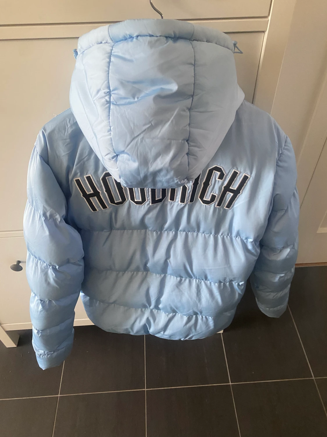 Hoodrich blå vinterjacka  - 90