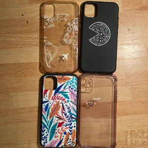Mobilskal till iPhone 11 - Säljer mina skal då jag håller på att rensa mitt rum inför flytt. 1 för 5kr  2 för 8kr alla för 15. Frakt tillkommer 