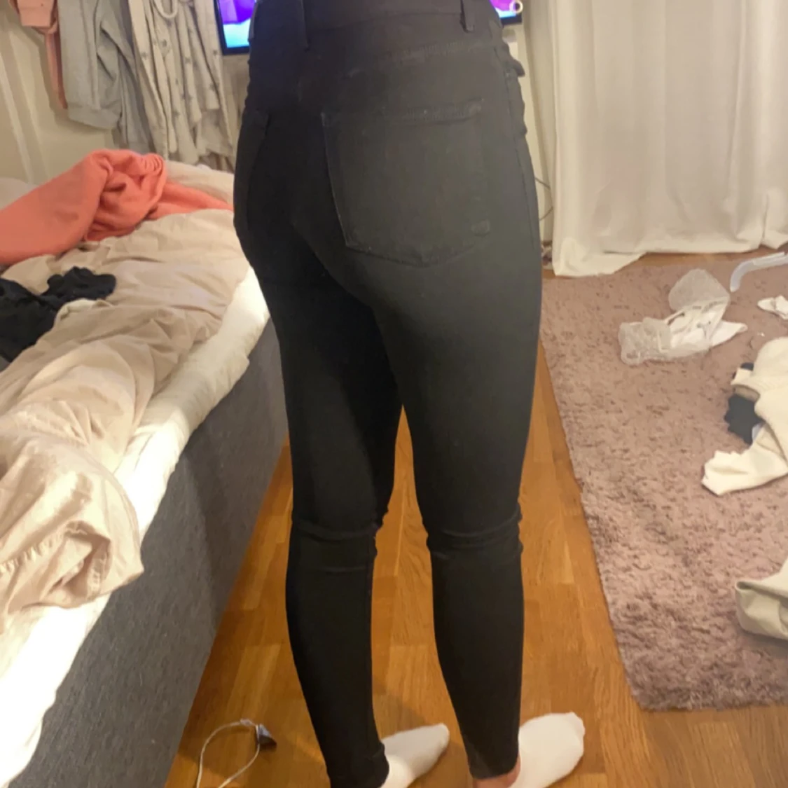 Svarta skinny jeans  - 90