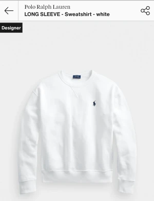 Polo ralph Lauren Collagetröja Sweatshirt  - Ny använd handfull gånger, nyskick. Stor i storlek märkt L, haft som oversize 