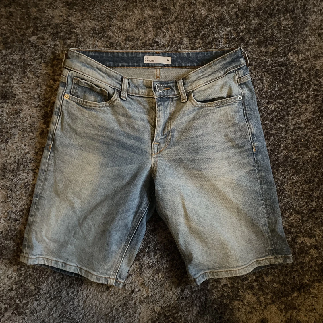 Ljus Blå Cubus Jeans Shorts