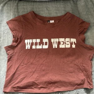 Brunt vilda västern  - Bra skick, coolt linne.