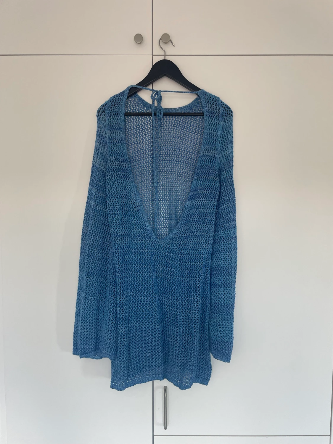 Blå strandklänning - 91