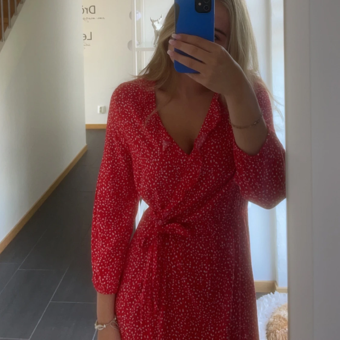 Röd klänning - 90