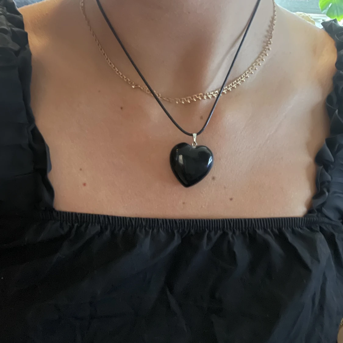 Hjärt halsband  - 90