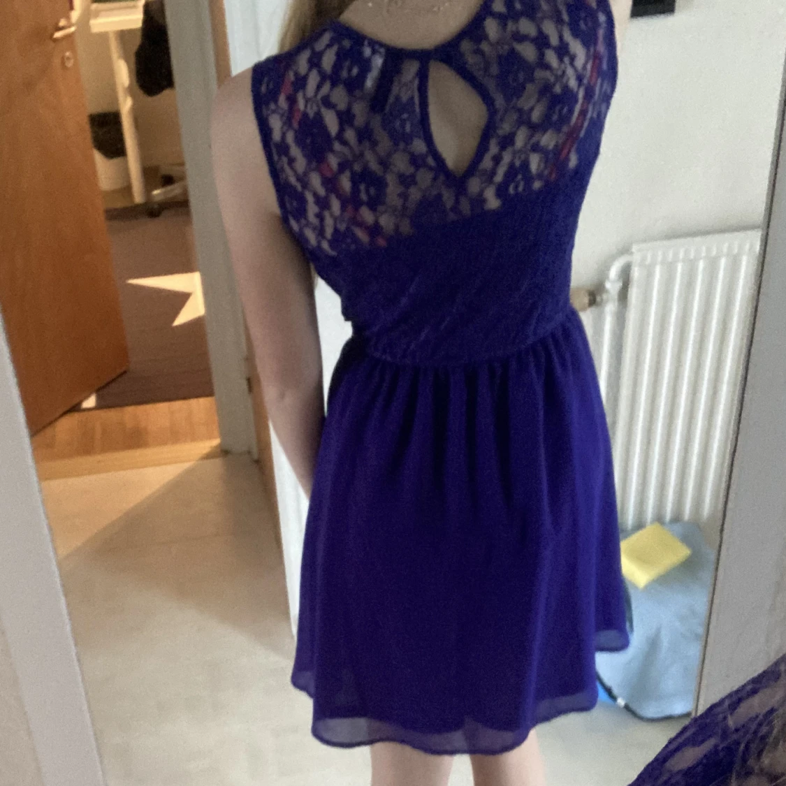 Festlig blå klänning - 90