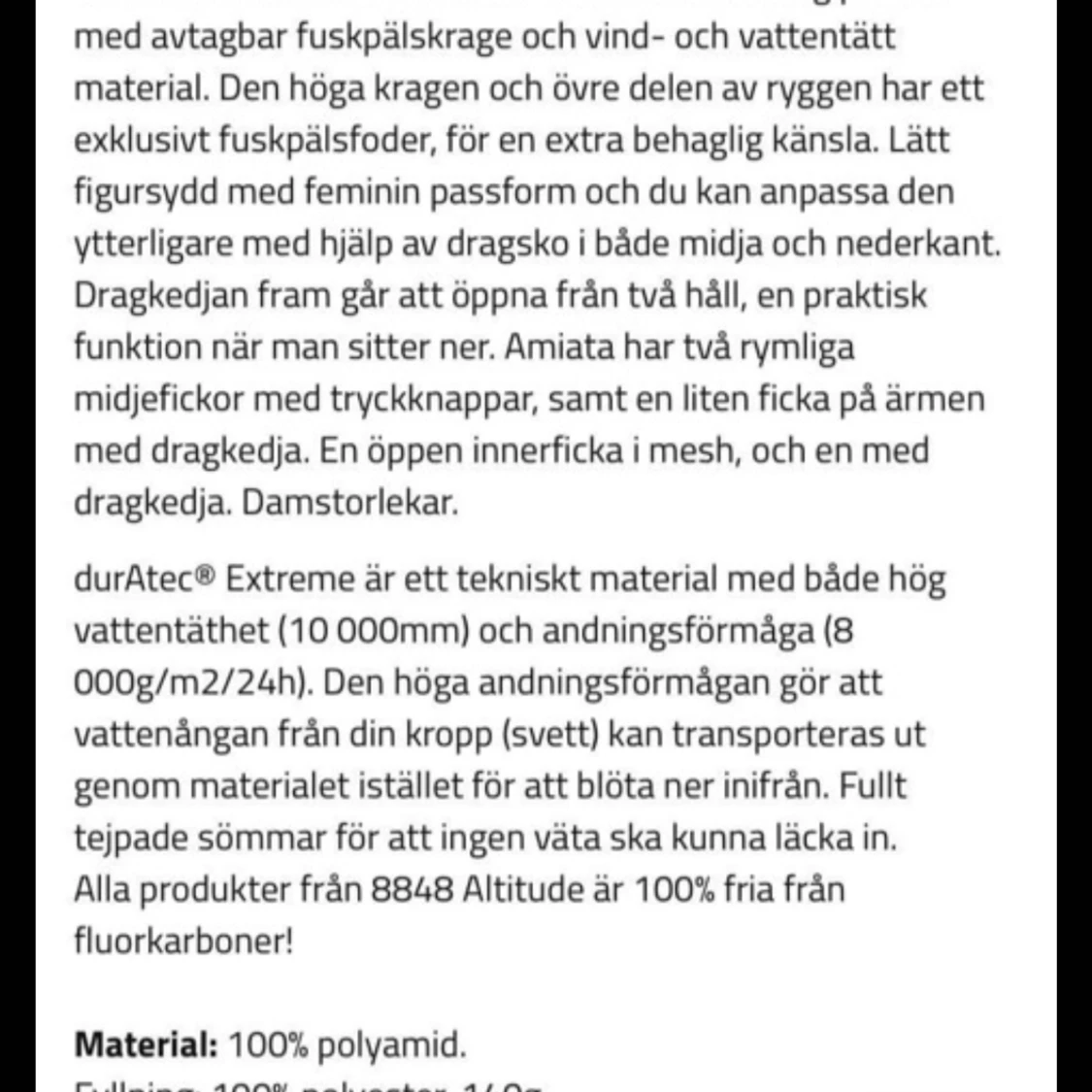 Vinterparkas 8848 Altitude - 91