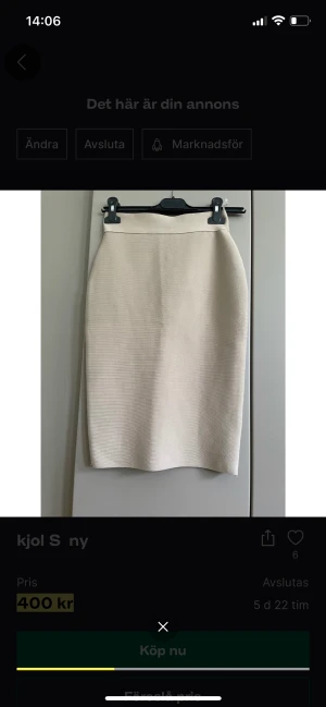 Kjol pennkjol ny  - Från F&P Paris  Ny med prislappen kvar 