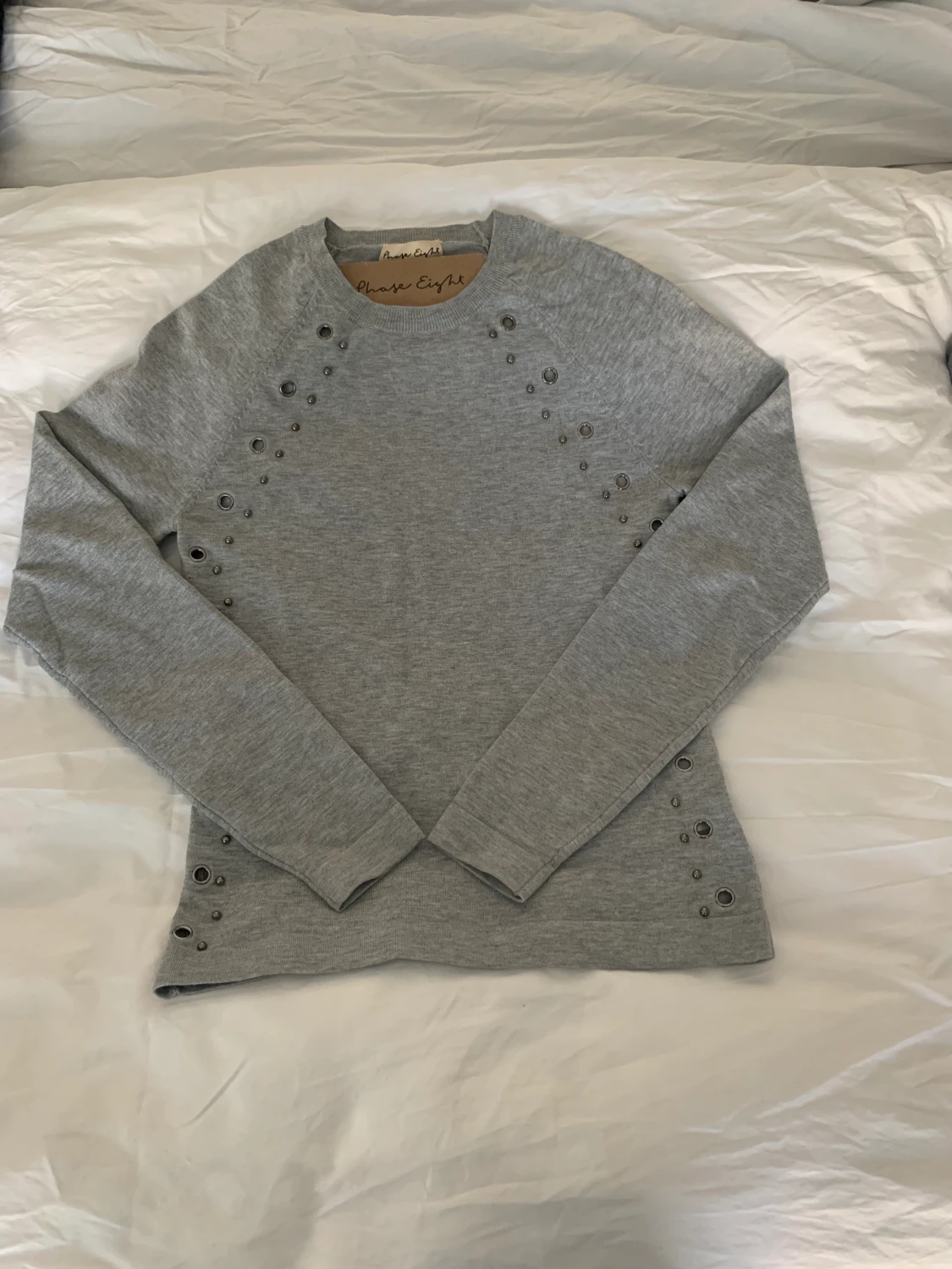 Grå fine knit jumper