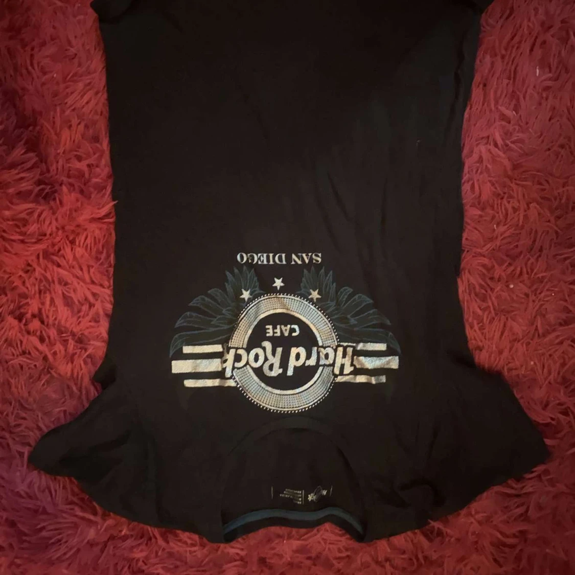 Svart grunge t-shirt