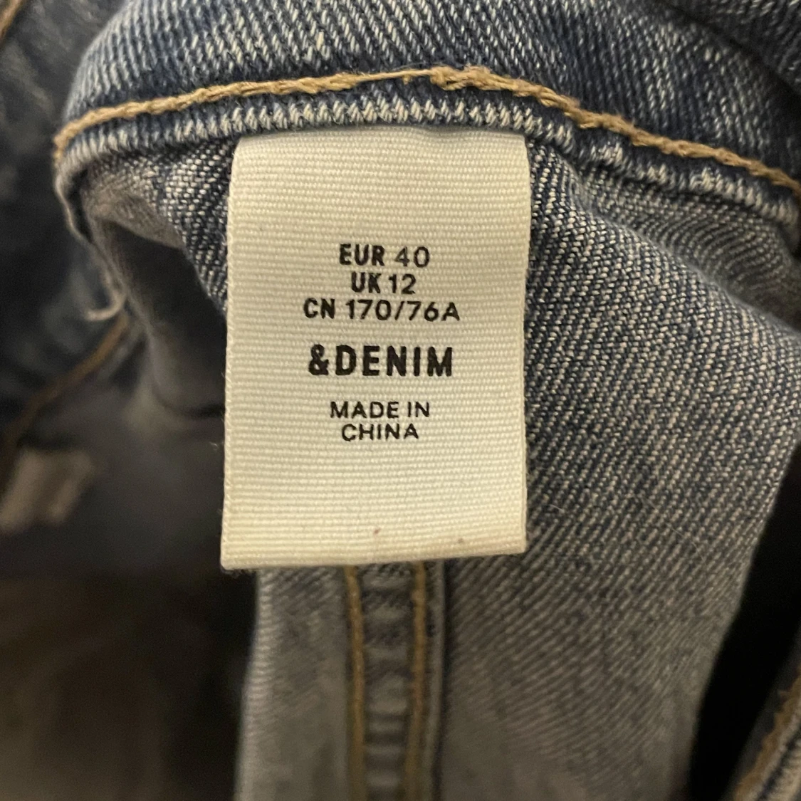 Blå jeans kjol - 91