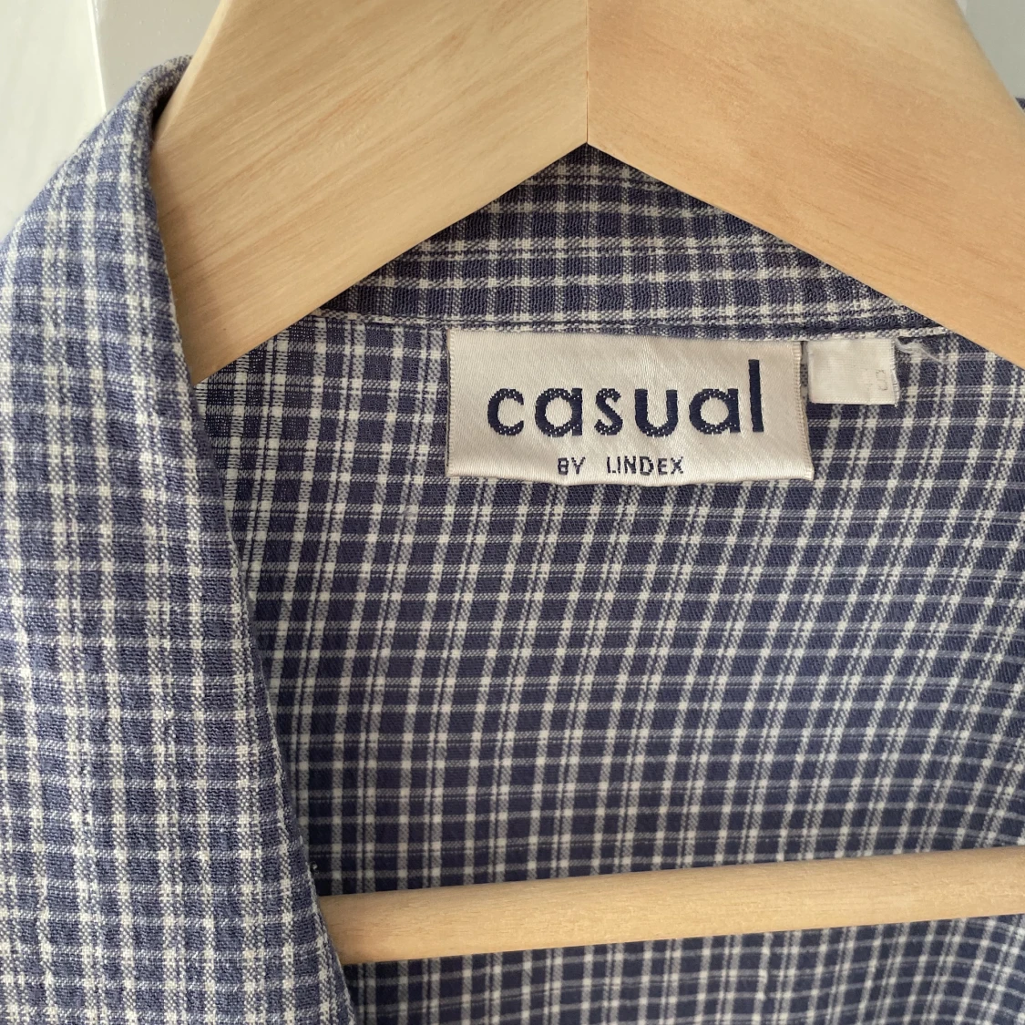 Rutig skjorta i oversize - 90