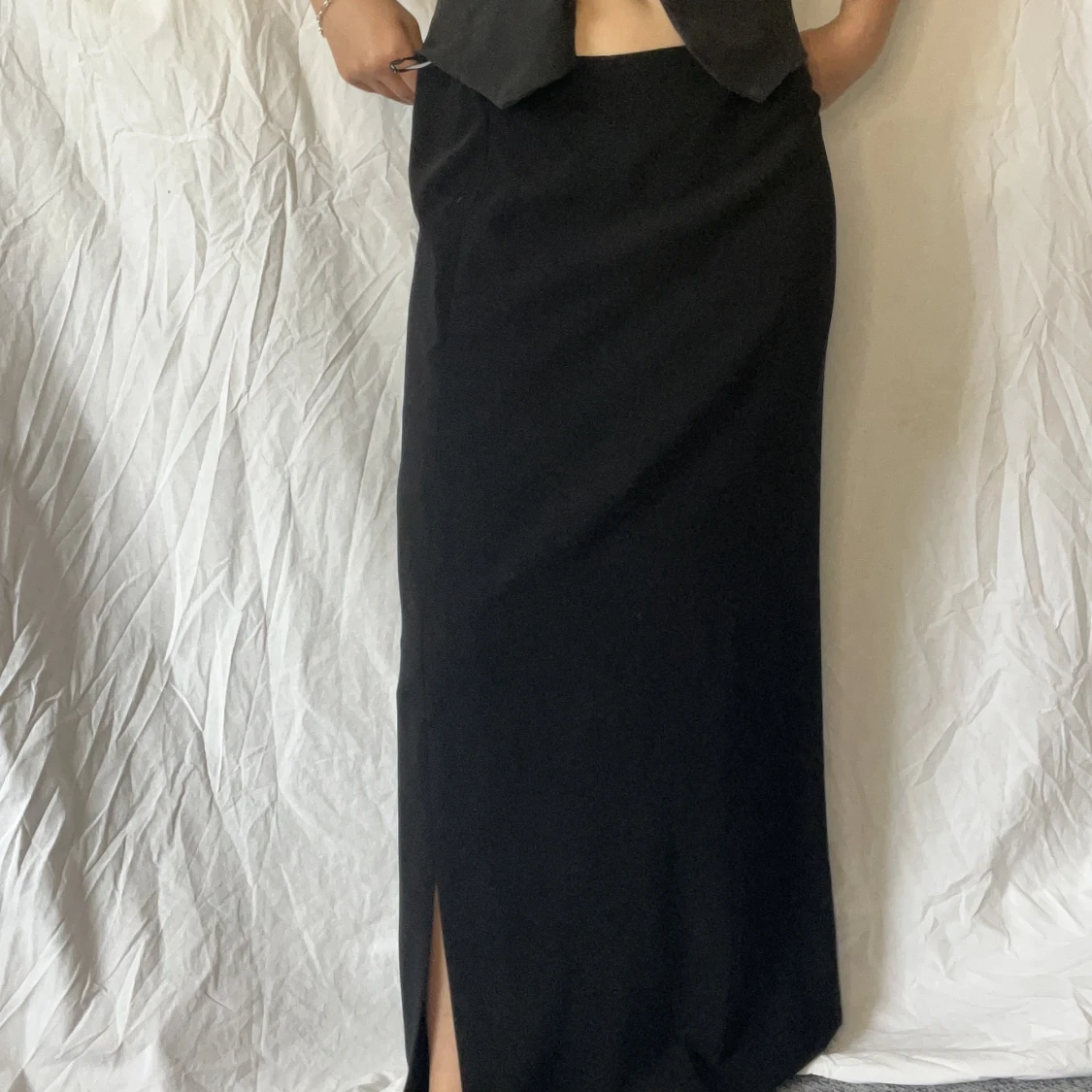Svart lång kjol - 90