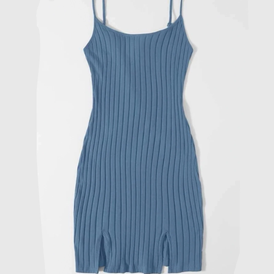 Blå kort klänning 💘