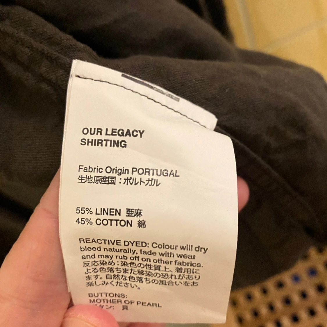 Our Legacy Linneskjorta Stl. 48 Brun - 91