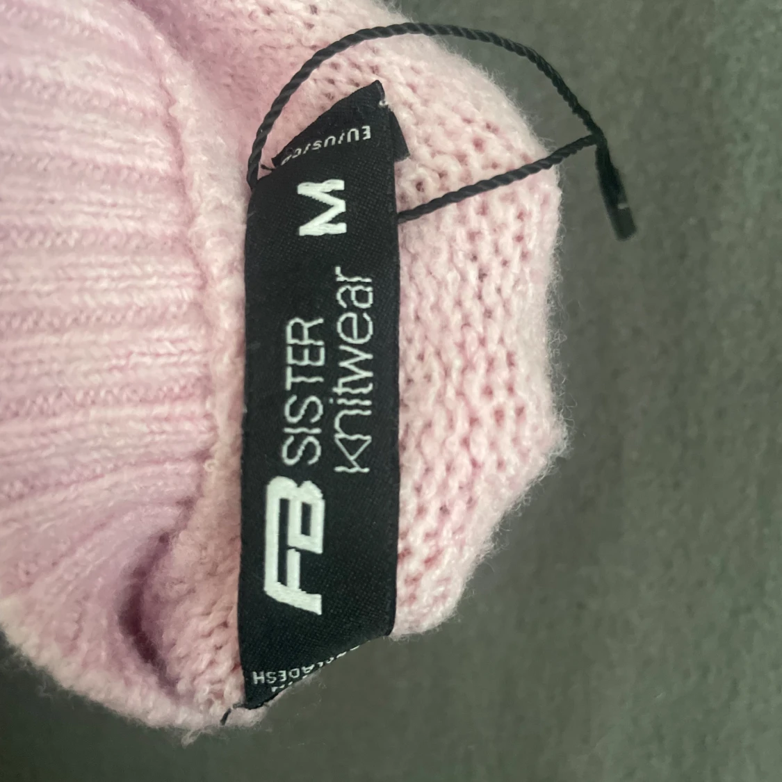 Stickad rosa tröja - 91