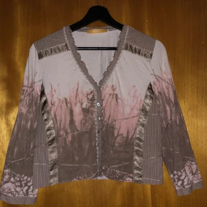 Fairy grunge topp - Passar xs-m Söt unik topp 3 kvarts ärm Cropped 