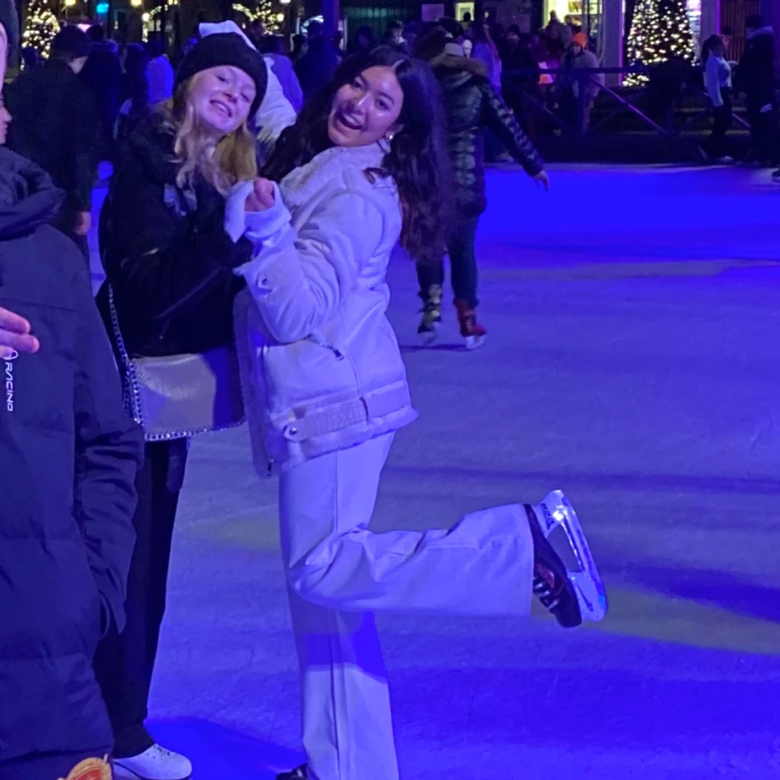 Vit vinter jacka - 90