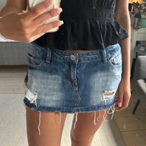 Lågmidjad jeanskjol - Super fin😍😍