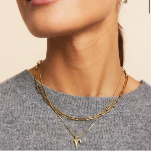 Guldig kedja  - Supersnygg guldig kedja från Edblad som aldrig är använd. Blir så snygg med fler halsband, men även själv! 🥰✨Går att duscha med & nickelsäker. Nypris 399kr