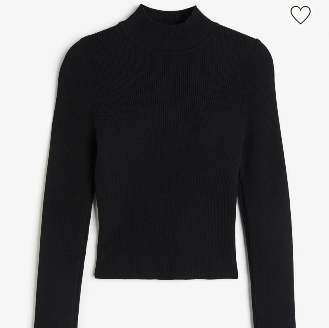 Ribstickad polotröja - 90