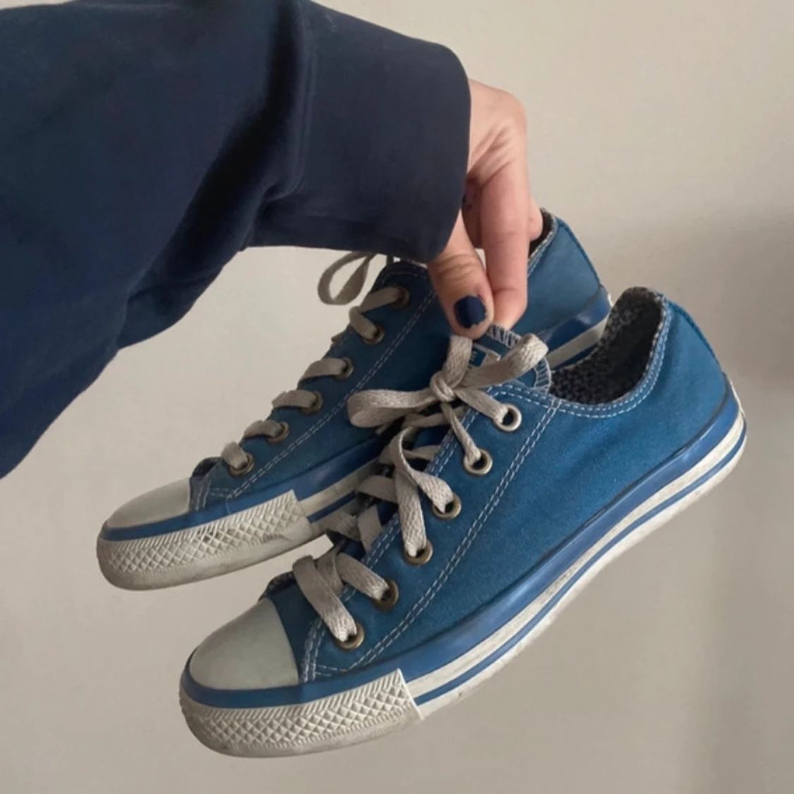 Blå converse