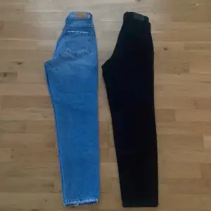 Jeans i mycket bra sick. Jeansen är i storlek 34 och är mom jeans. 200kr styck. 300kr vid köp av båda.