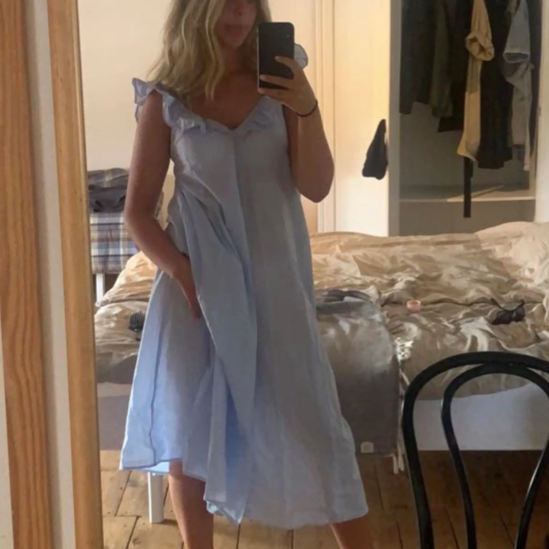 Blå klänning - 91