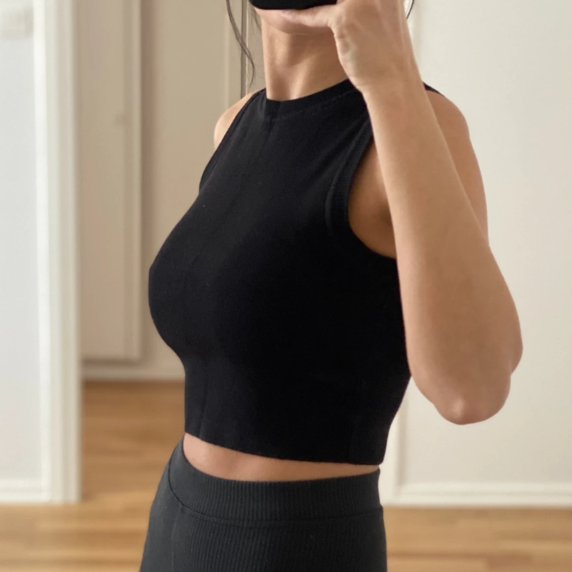 Svart Zara topp  - 90