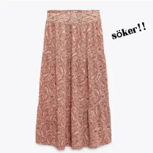 söker denna kjol från zara i storlek m (eventuellt s), kan betala bra💘