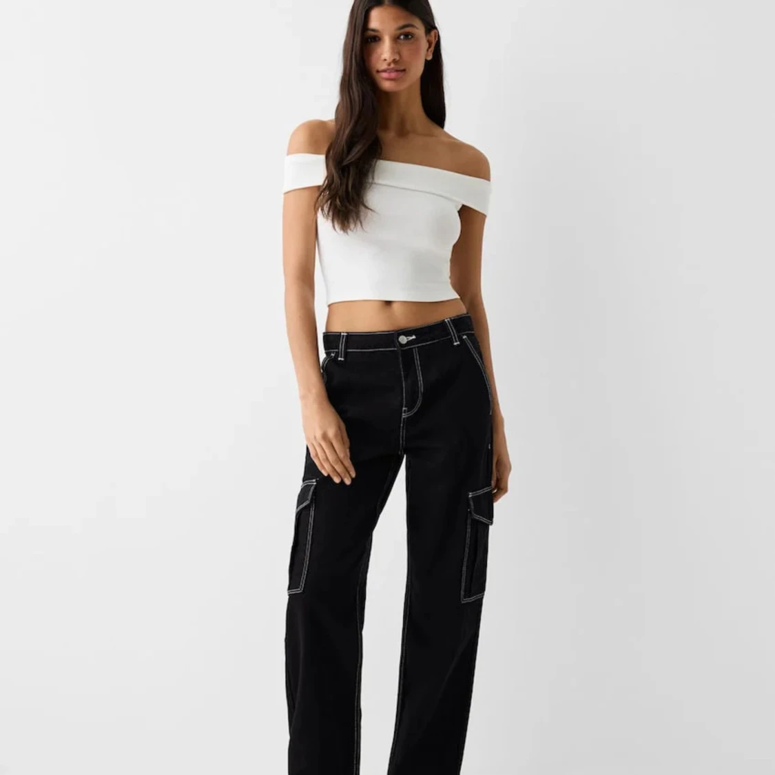 Cargobyxor med kontrastdetaljer