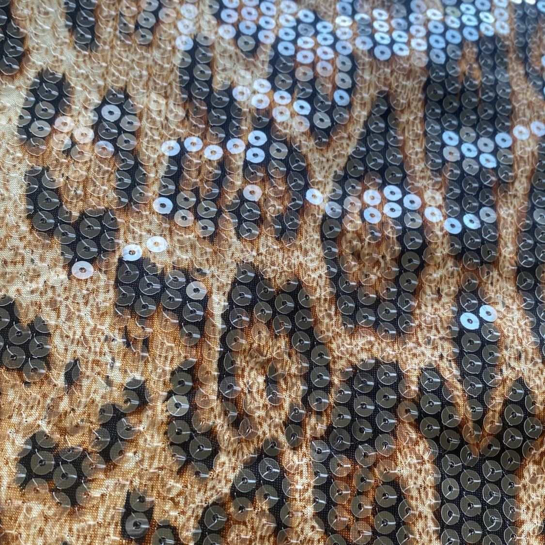 Kort leopard klänning  - 91