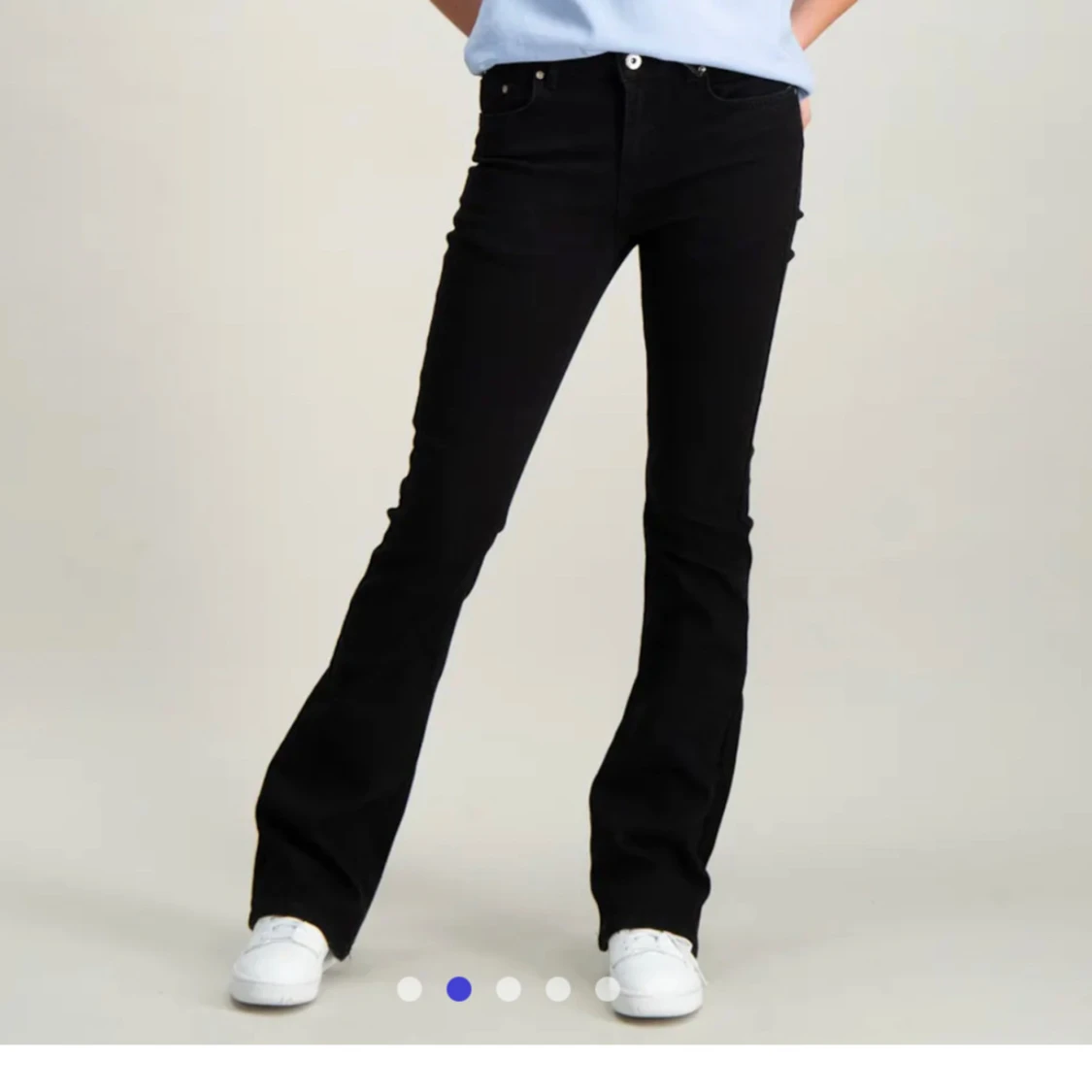 Svart Texas Low Flare Black - Tjej