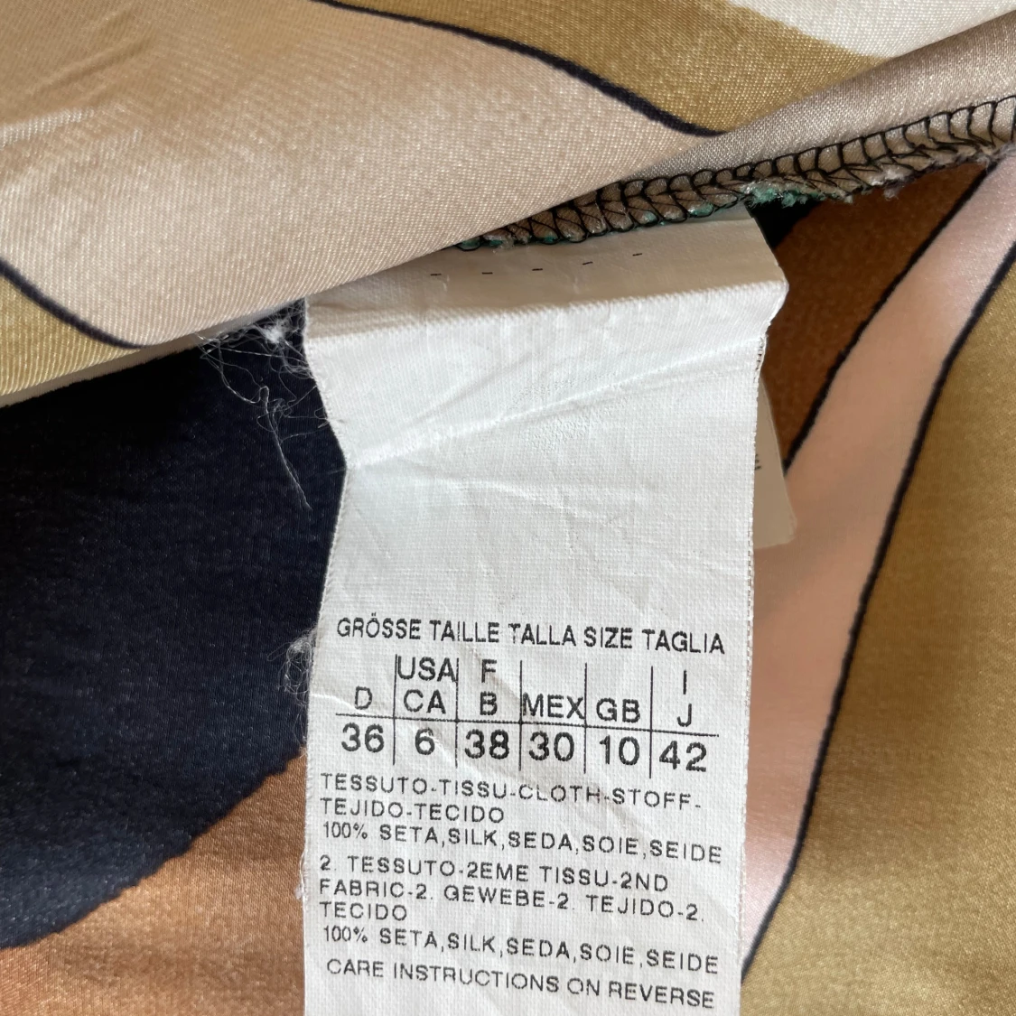 Mönstrad ärmlös topp från Marella - 92