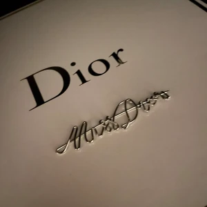 Miss Dior brosch - Säljer en lyxig Miss Dior brosch i silver. Passar både till vardags och fest🤍