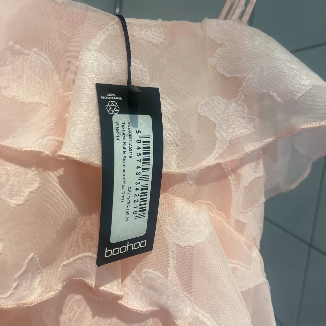 Ljusrosa sommarklänning - 91