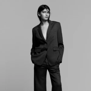 Grå Blazer från Zara - Grå fin blazer från Zara. Använd en gång. Säljer pga för liten.   Nypris: 499kr. Säljer för 300kr. 