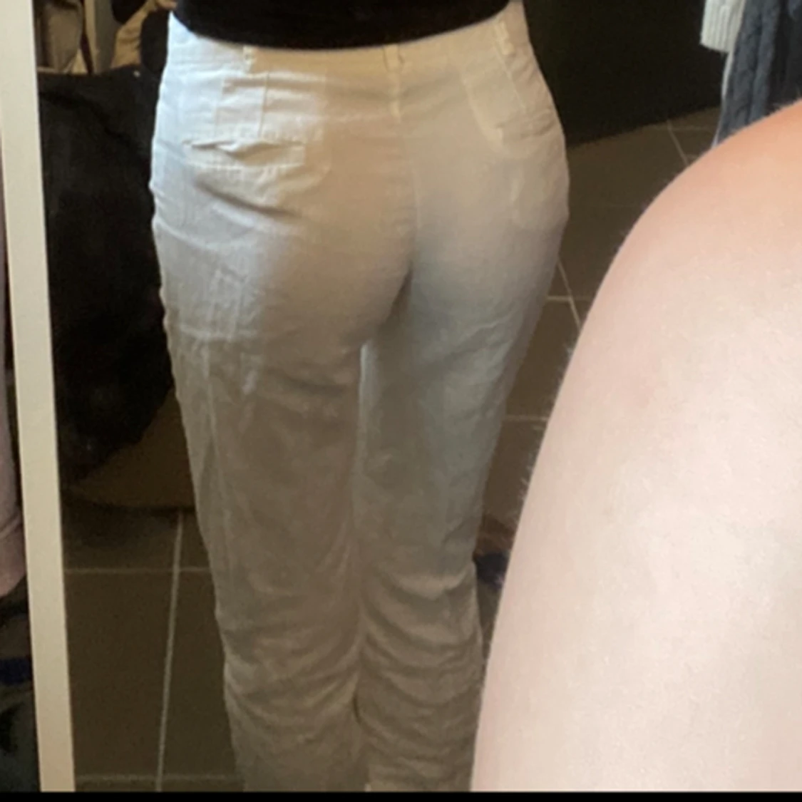 Lågmidjade linnebyxor  - 93