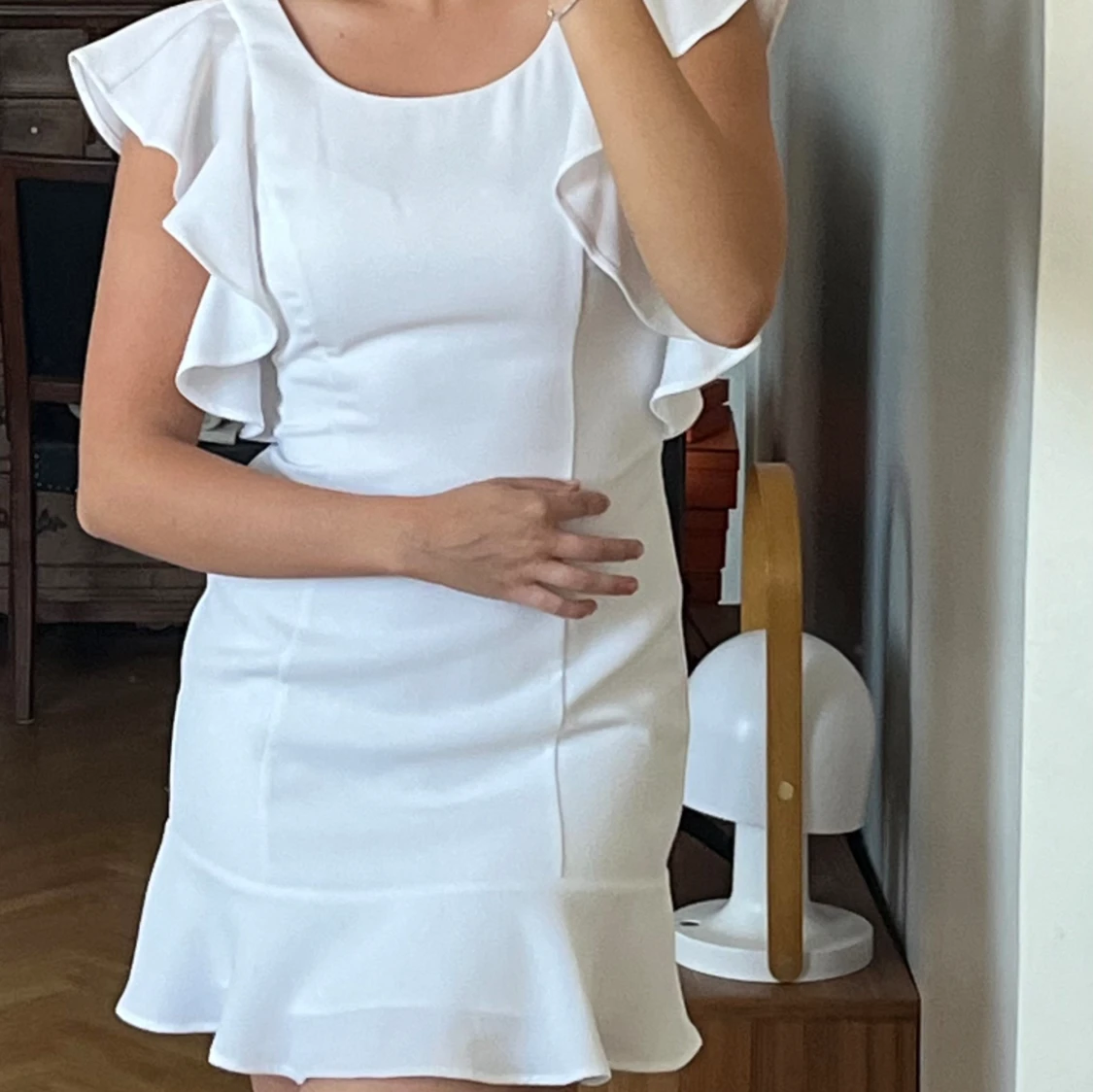 Student klänning / vit klänning