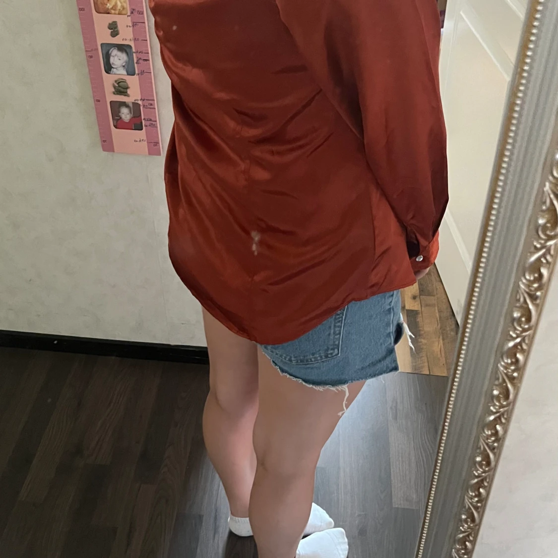 Brons metallic skjorta/blus - 90