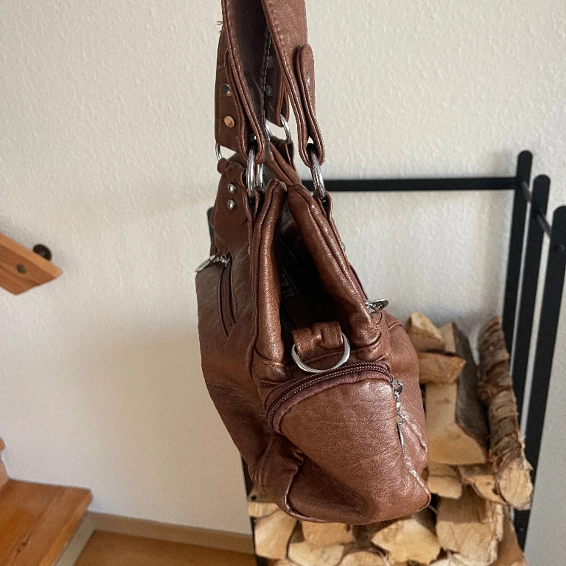 Brun handväska  - 90